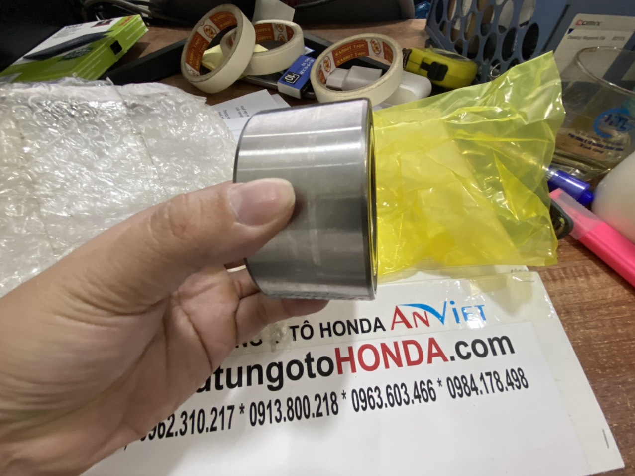Bi moay ơ trước xe Honda JAZZ